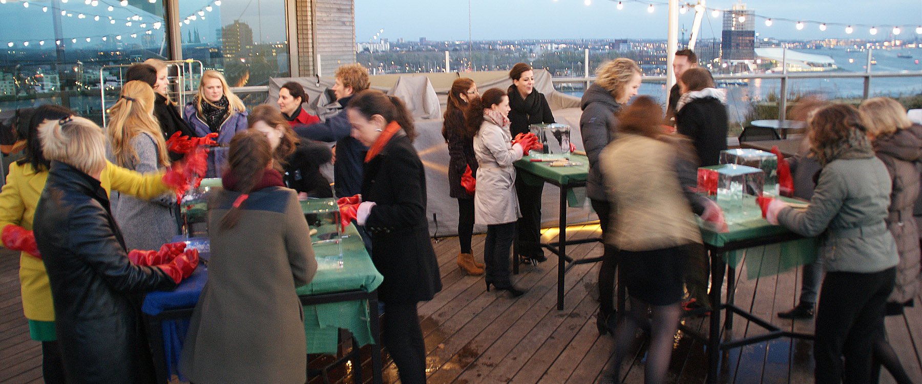 IJssculpturen Amsterdam buiten